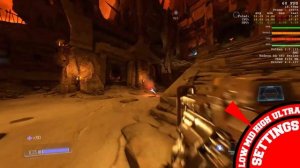 Doom 2016 Ryzen 1700x + RX 580 8 GB different settings at 1080p