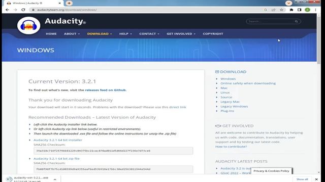 How to Download Audacity in Laptop - How to Install Audacity смотреть онлайн