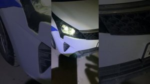 KIA Rio 4 рестайлинг установка светодиодных линз Technik Division 3"