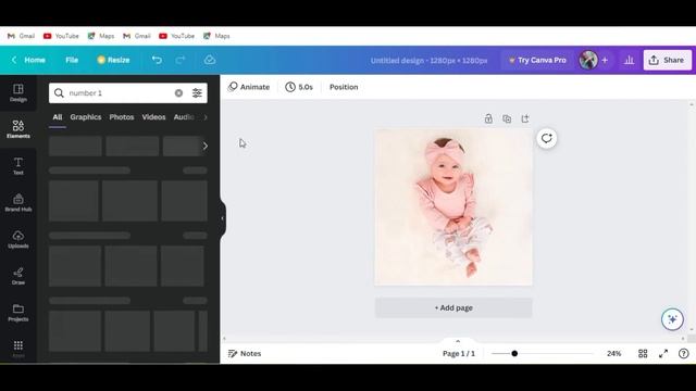 Free and Easy Photo Editing/ Baby monthly photoshoot editing in Canva
