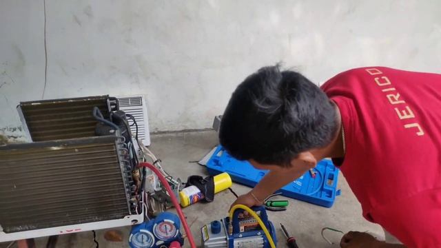 RE-PROCESS WINDOW TYPE AIRCONDITIONING UNIT. смотреть онлайн