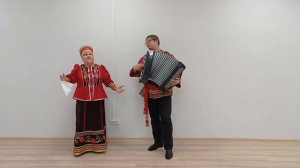 Татьяна Максимова и Михаил Долгушев частушки под баян