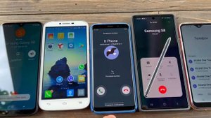 Samsung A01 vs Not20 vs S8 incoming Call black Fox & Alcatel One Touch Android 11