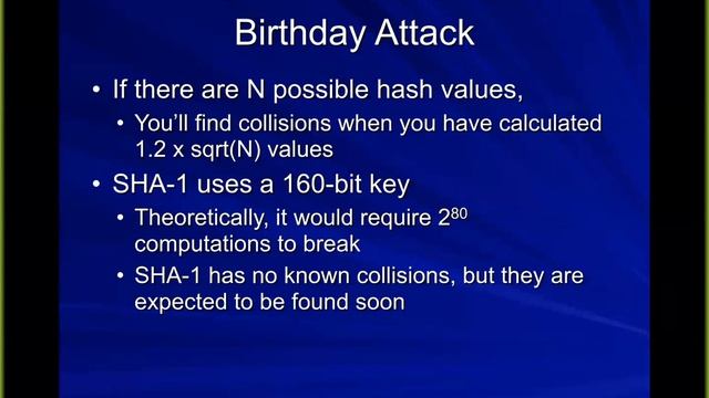 CNIT 123 12a: Cryptography (Part 2 of 2) смотреть онлайн
