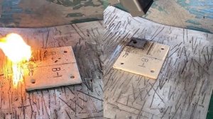 ✅ Очистка краски 3мм лазером на импульсном QCW и постоянном CW лазерном источнике