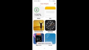 Widgets iOS 14 style | Color Widgets for Android