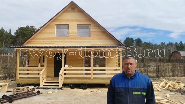 Видеоотзыв строительство дома из бруса в р. Карелия, г. Сортавала, СОТ Нива, п. Лахденкюля. смотреть онлайн