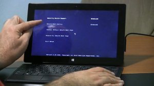 Surface Pro how to enter BIOS or UEFI