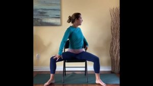 Chair Yoga - for Heart Health, Stiff Back and Hips, and to help with Balance