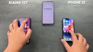Xiaomi 12T VS IPhone 12 - First SPEED TEST