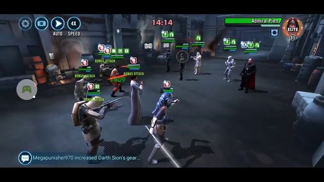 SWOGH Tier 4 GC - g12 Mon Mothma, R3 Biggs, g8 Pao, g8 HRS, g8 ATF - 2021-01-08 смотреть онлайн