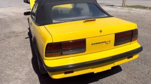 1988 Pontiac Sunbird GT Turbo Convertible @jrsauctions