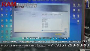 KIA Sorento Prime: удаление сажевого фильтра (DPF), отключение клапана ЕГР, увеличение мощности