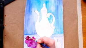 Как нарисовать КУВШИН и ФРУКТЫ | Рисуем НАТЮРМОРТ | Простое построение кувшина для начинающих