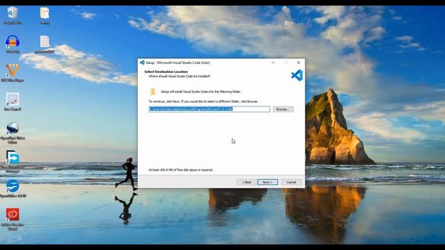 How to install vs code on windows 10.