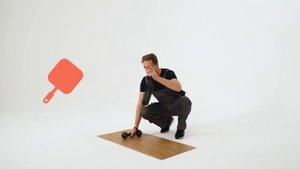 Кварцвиниловый ламинат Alta step - реакция на удары тяжелых предметов