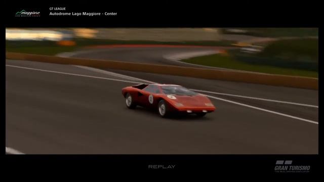 Gran Turismo®SPORT LP400 Countach Lamborghini 7 Lap Nostalgia Race смотреть онлайн