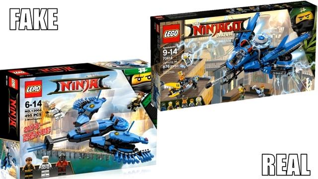 LEGO Ninjago Movie FAKE Sets VS REAL Sets! смотреть онлайн