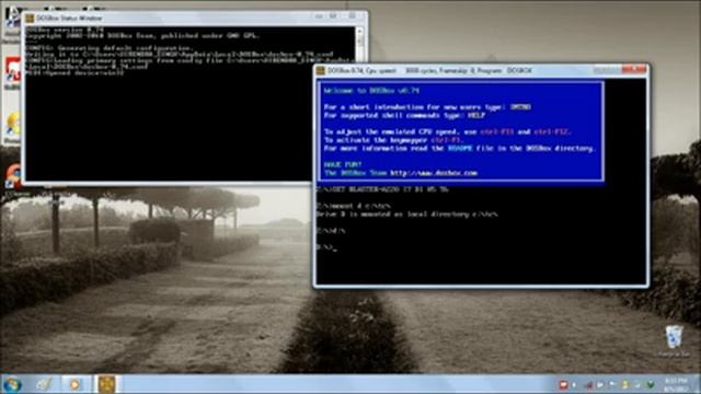 how to install Turbo C compiler using DoS BoX in Win 7