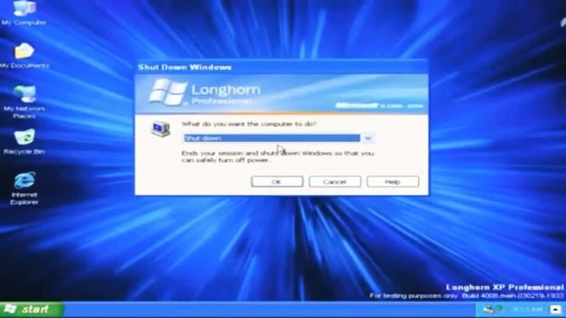 ALL MICROSOFT WINDOWS SHUTDOWN SCREENS 1 0 SERVER