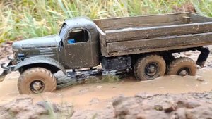 RC ГАЗ 66 и ЗиЛ 157. Трудяги на тяжелом бездорожье. WPL custom models 1/18 off road action