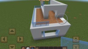 Строю современный дом в майнкрафте.#minecraft