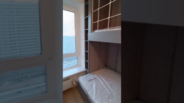 Стильная детская для двух мальчишек со скалодромом: видеообзор выполненного проекта.