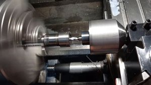 шестигранные отверстия на токарном/ diy rotary broaching tool