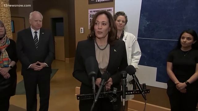 Vice President Kamala Harris visits reproductive health clinic