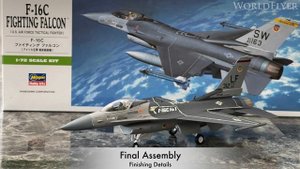 Hasegawa 1/72 F-16C General Dynamics (Lockheed) Fighting Falcon Scale Model Kit (F-16C No.1 Livery)