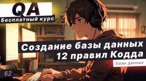 Урок 62. Базы данных. Модели баз данных. Реляционная модель. 12 правил Кодда. Создание базы данных