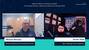 HTU - LinkedIn Live: It's Hurricane Season : What's Your Business Continuity Plan