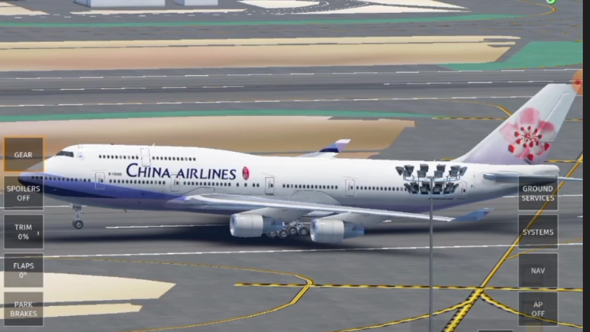 Авиасимулятор INFINITY FLIGHT China airlines Boing 747-300 Джамбо Джет