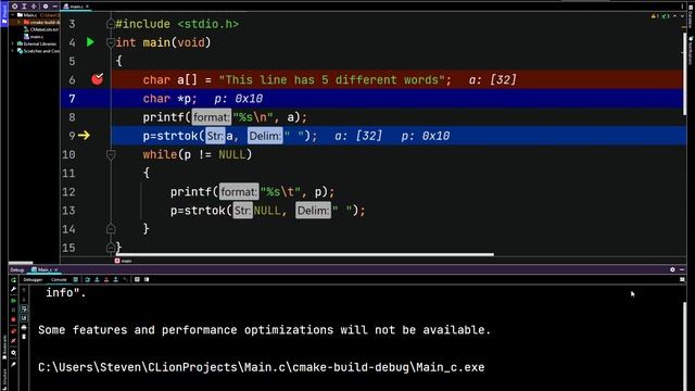 C Intro To Pointers Part 2 - strtok NULL