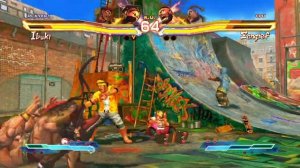 Street Fighter X Tekken (PS3) playthrough - Rolento and Ibuki