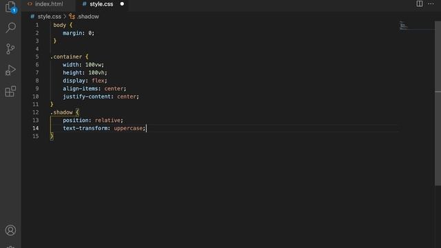 Simple Fancy Text-Shadow Effect Using HTML & CSS