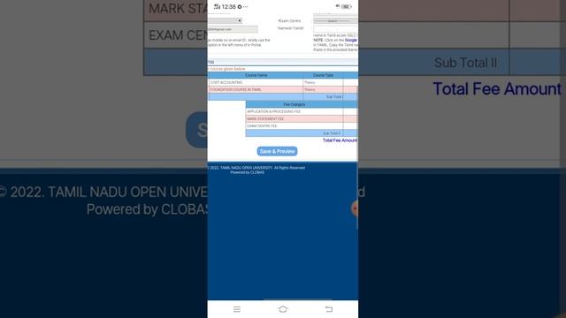 Tamilnadu open university Telegram link💥 How to pay Exam fees CY 2023 смотреть онлайн