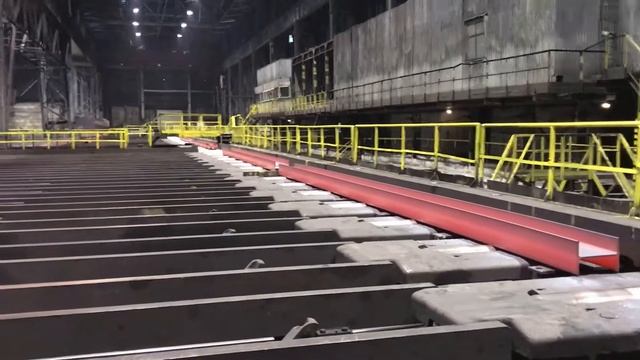 Производство балки на заводе ЕВРАЗ