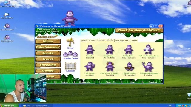 Testei o Virus do Macaco Roxo Bonzi Buddy смотреть онлайн