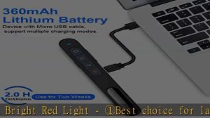 Wireless Presenter Rechargeable, NORWII N76 Presentation Remote for Powerpoint Presentation Clicker