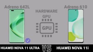Huawei nova 11 Ultra vs Huawei Nova 11i. #Trakontech.