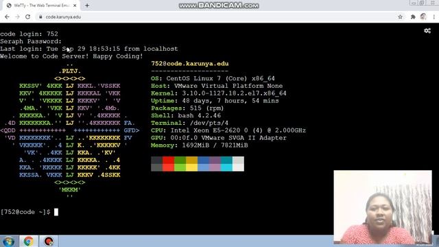C Programming Basics - Login in putty ( for Karunya students) to practice c programming