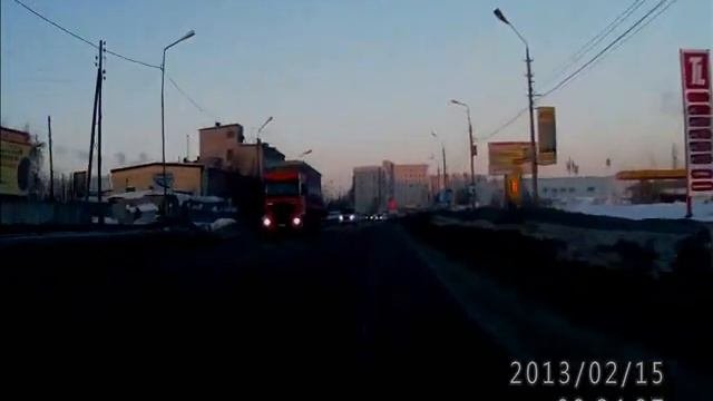 Летящий метеорит в Кургане