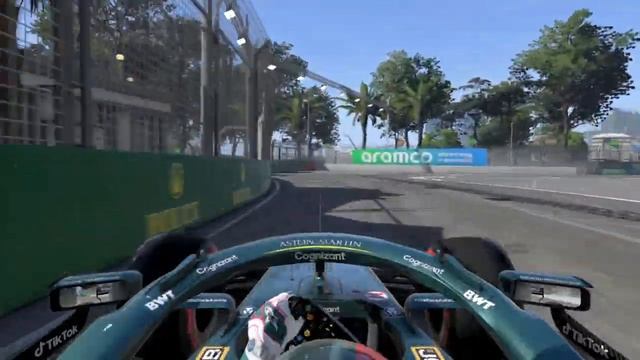 Hotlap Singapore circuit - Lance Stroll - Aston Martin смотреть онлайн