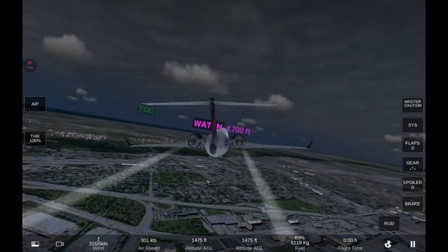 Real Flight Simulator RFS RORTOS | Android Gameplay