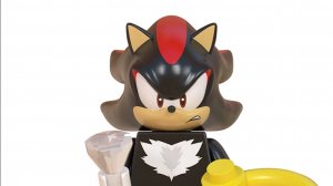 Chinese Minifigures Hedgehog Shadow based on the movie "Sonic the Hedgehog 3"