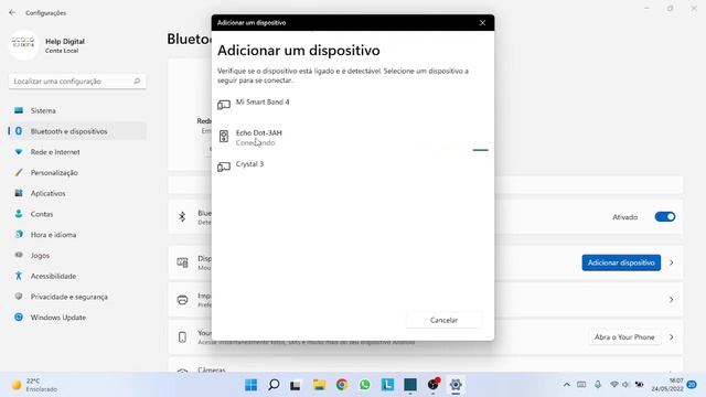 CURSO WINDOWS 11 - AULA 11 BLUETOOTH E DISPOSITIVOS смотреть онлайн
