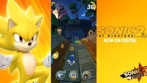 Sonic Forces: Speed Battle | Movie Super Sonic | Double boost | Gameplay HD