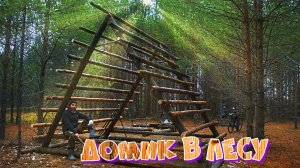 Строю Домик в лесу 3 серия #леснаяобитель