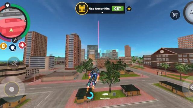 Rope Hero: Vice Town (Pink Tank Fight Skull Boss) Tank Fight on Police Station - Android Gameplay H смотреть онлайн